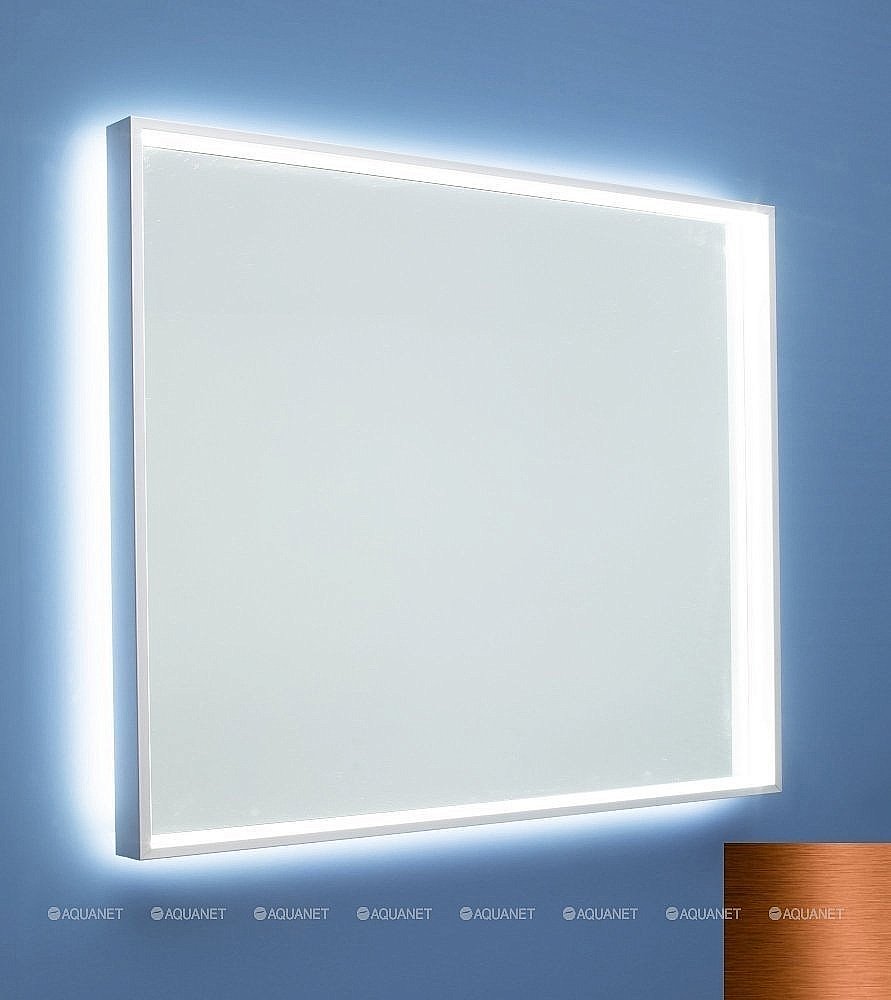 Зеркало De Aqua Алюминиум 261711 100 медь в ванную от интернет-магазине сантехники Sanbest