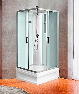 Душевая кабина River QUADRO Б/К XL 90/41 MT 90х90 с поддоном купить в интернет-магазине Sanbest