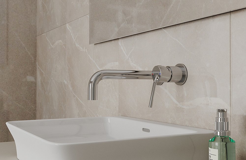 Смеситель для раковины Bravat AFFABILITY P8461217CP-ENG купить в интернет-магазине сантехники Sanbest