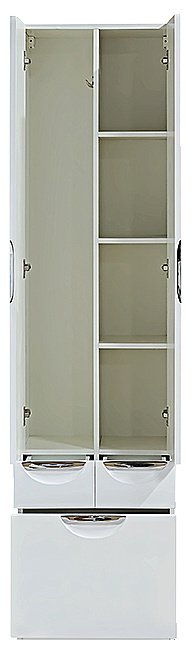 Пенал напольный Misty Жасмин 50 белая эмаль для ванной в интернет-магазине сантехники Sanbest