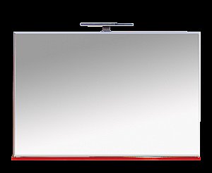 Зеркало Misty Атланта 107x74 алый мак в ванную от интернет-магазине сантехники Sanbest