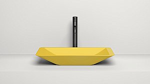 Раковина накладная Salini CALLISTA 03 1101207SMF 57,5 из искусственного камня S-Stone, матовая, цвет по RAL полностью купить в интернет-магазине Sanbest