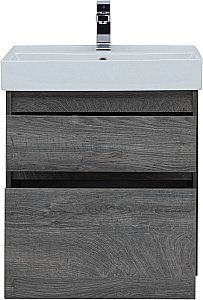 Тумба с раковиной Aquanet Nova Lite 242577 60 дуб рошелье для ванной в интернет-магазине Sanbest