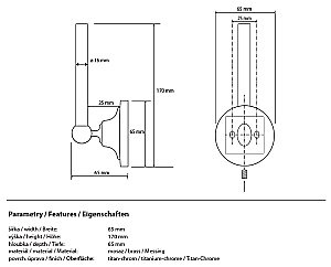 Держатель для туалетной бумаги Bemeta Retro 144212038 купить в интернет-магазине сантехники Sanbest
