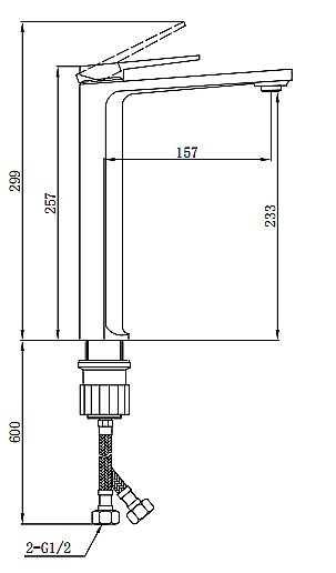 Смеситель для раковины Boch Mann VIVA XLB BM9135 купить в интернет-магазине сантехники Sanbest