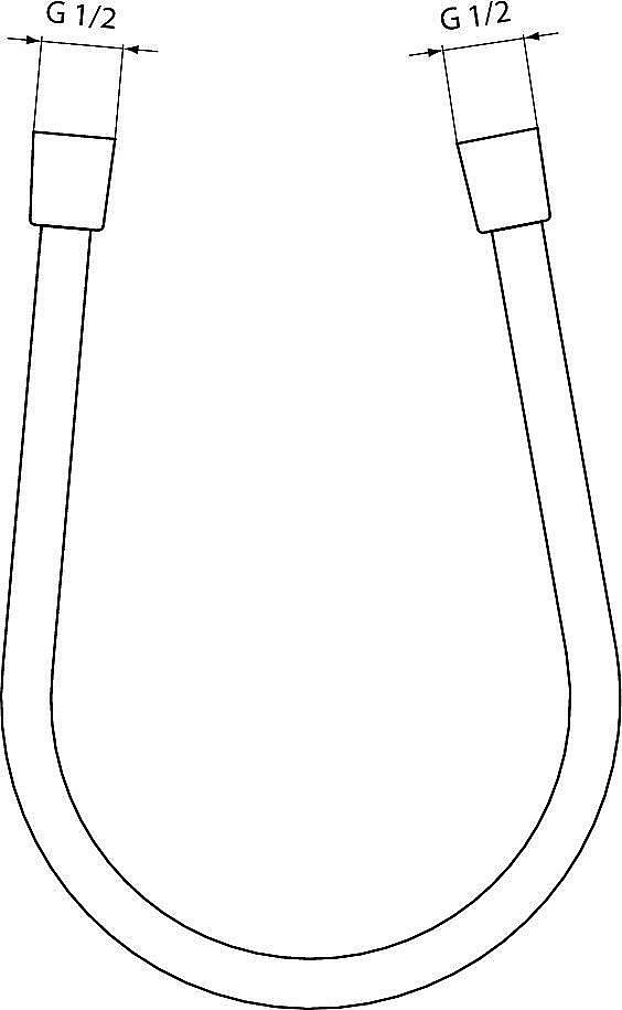 Душевой шланг Ideal Standard IDEALRAIN A3306XG купить в интернет-магазине сантехники Sanbest