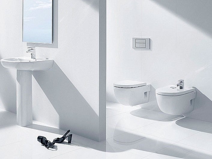 Унитаз подвесной Roca Meridian 893104110 с инсталляцией, с крышкой микролифт купить в интернет-магазине Sanbest