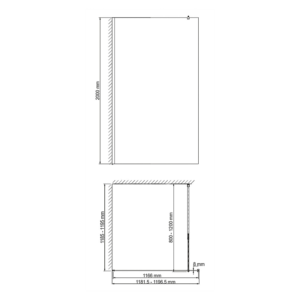 Душевое ограждение WasserKRAFT Rur 30W40PG-MG 120 профиль золото глянцевое/стекло матовое купить в интернет-магазине Sanbest