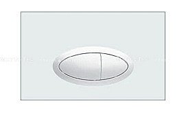 Кнопка для инсталляции Boheme 665-W белая купить в интернет-магазине сантехники Sanbest