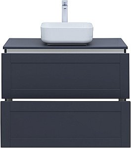 Тумба с раковиной Aquanet Терра 90 маренго для ванной в интернет-магазине Sanbest