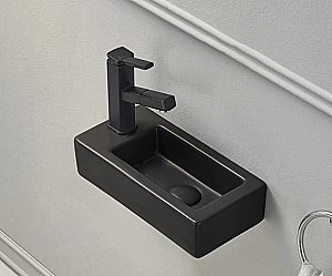 Раковина подвесная Gid Suspendido 36,5 Bm9272 62203L  черная матовая купить в интернет-магазине Sanbest