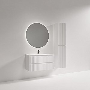 Тумба с раковиной Sancos Snob R SNR90/39W/CN7030 Bianco для ванной в интернет-магазине Sanbest