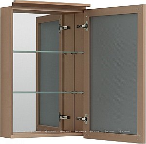 Зеркальный шкаф De Aqua Алюминиум 261763 50 медь купить в интернет-магазине сантехники Sanbest