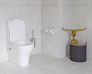 Унитаз Vitra ZENTRUM 9012B003-7226 с бачком, с крышкой микролифт, белый купить в интернет-магазине Sanbest