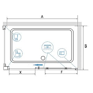 Душевая система RGW Shower Panels SP-6143-01 50140801-01 хром купить в интернет-магазине сантехники Sanbest