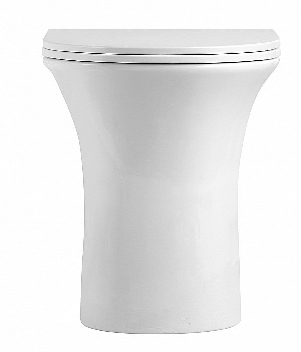 Унитаз Agger AT01200 безободковый, с крышкой микролифт купить в интернет-магазине Sanbest