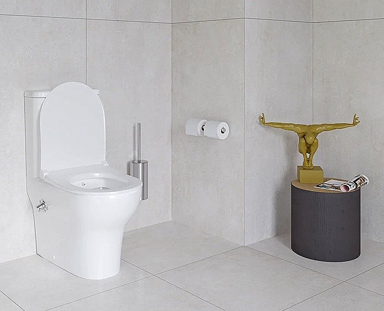 Унитаз Vitra ZENTRUM 9012B003-7226 с бачком, с крышкой микролифт, белый купить в интернет-магазине Sanbest