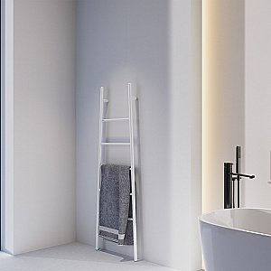 Полотенцесушитель электрический ABBER Treppe AH4705MW белый матовый купить в интернет-магазине сантехники Sanbest