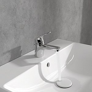 Смеситель для раковины Villeroy&Boch O.novo Start TVW10514111061 хром купить в интернет-магазине сантехники Sanbest