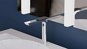 Смеситель для раковины Boch Mann COMO CB XL BM9631 хром/черный купить в интернет-магазине сантехники Sanbest