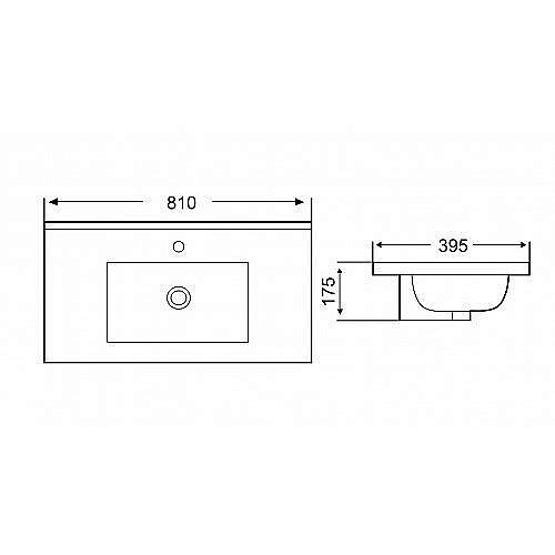 Раковина WeltWasser WW DEILBACH 7517- 80 белая купить в интернет-магазине Sanbest