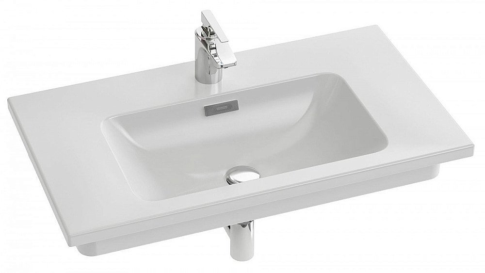 Раковина Jacob Delafon VOX 81 EXAE112-00 белая купить в интернет-магазине Sanbest