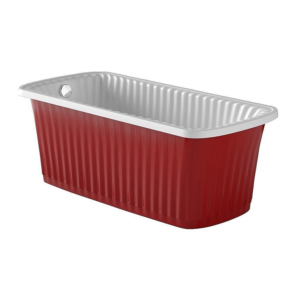 Ванна Migliore Olivia Panello 25452 174х83 белая,красная купить в интернет-магазине Sanbest