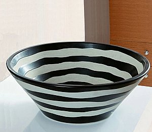 Раковина Elghansa 41 EG4037-T26 черно-белая купить в интернет-магазине Sanbest