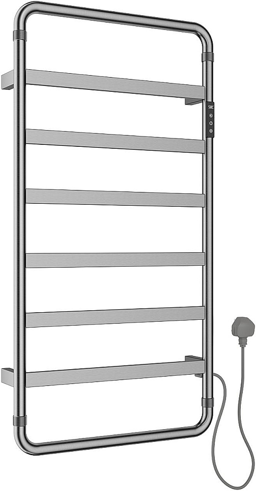 Полотенцесушитель электрический Allen Brau Priority 7.31003-BN никель брашированный купить в интернет-магазине сантехники Sanbest