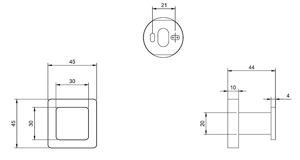 Крючок для полотенец Villeroy&Boch Elements – Striking TVA15201100061 хром купить в интернет-магазине сантехники Sanbest