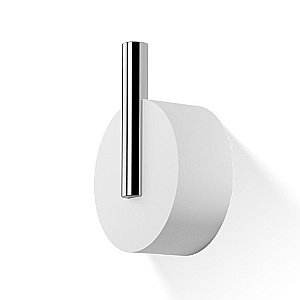 Крючок Decor Walther Stone WHK  белый, хром купить в интернет-магазине сантехники Sanbest