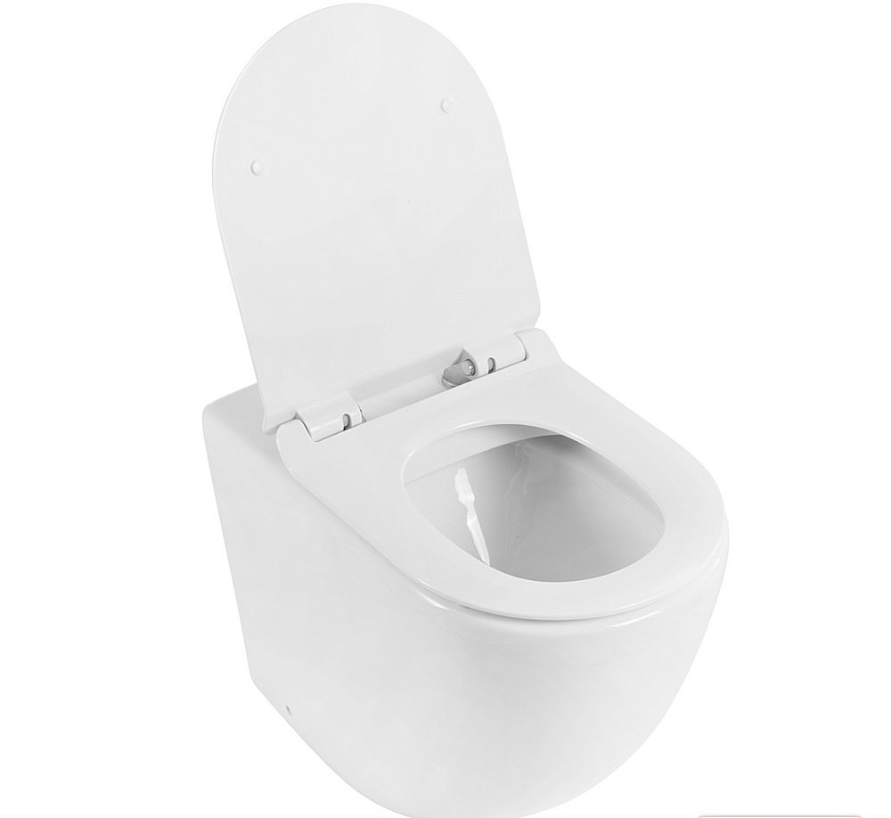 Унитаз приставной BelBagno SFERA-R BB2141CBR безободковый купить в интернет-магазине Sanbest