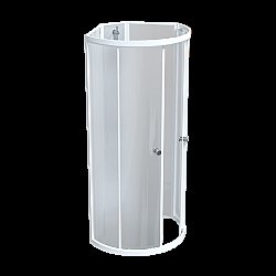 Душевое ограждение Радомир Стронг 90х90 профиль белый/стекла матовые купить в интернет-магазине сантехники Sanbest