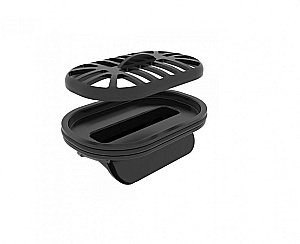 Душевой трап Pestan Confluo Frameless Line Matte Black 300 купить в интернет-магазине Sanbest