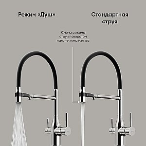 Смеситель для кухни Sancos Garda SC4009CH хром купить в интернет-магазине сантехники Sanbest