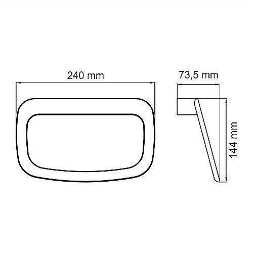 Полотенцедержатель WasserKRAFT Glan K-5160 купить в интернет-магазине сантехники Sanbest