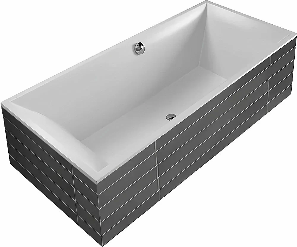 Ванна квариловая Villeroy&Boch Squaro UBQ170SQS2V-01 170x75 альпийский белый купить в интернет-магазине Sanbest