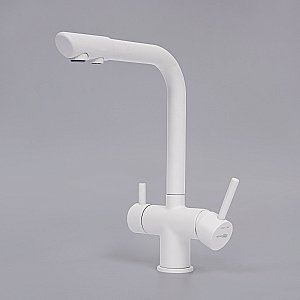 Смеситель для кухни WasserKRAFT A8357 белый купить в интернет-магазине сантехники Sanbest