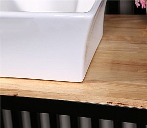 Раковина накладная Ceramalux N 50 9108 белая купить в интернет-магазине Sanbest