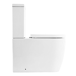 Унитаз BelBagno MARINO BB105CPR/BB105SC безободковый, с бачком, с крышкой микролифт, белый купить в интернет-магазине Sanbest