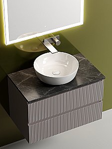 Тумба с раковиной Sancos SNOB T 80 со столешницей, Doha Soft для ванной в интернет-магазине Sanbest