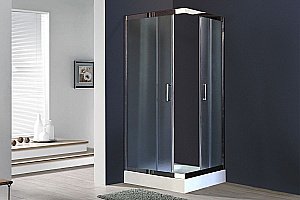 Душевой уголок Royal Bath RB100HPD-C-CH 100х100 матовый купить в интернет-магазине Sanbest