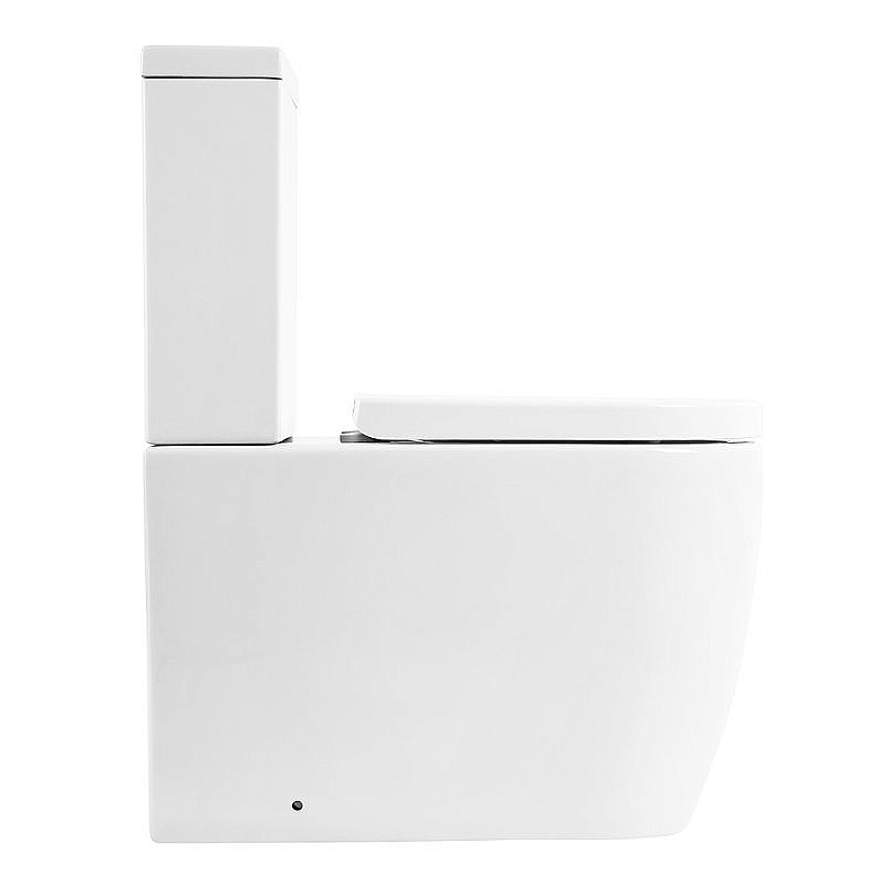 Унитаз BelBagno MARINO BB105CPR/BB105SC безободковый, с бачком, с крышкой микролифт, белый купить в интернет-магазине Sanbest