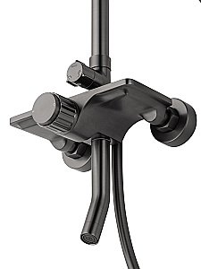 Душевая система WONZON & WOGHAND CLICK, Темный графит (WW-N3S962-BGG) купить в интернет-магазине сантехники Sanbest