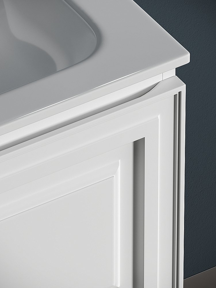 Тумба с раковиной Sancos Very VR80W Bianco для ванной в интернет-магазине Sanbest