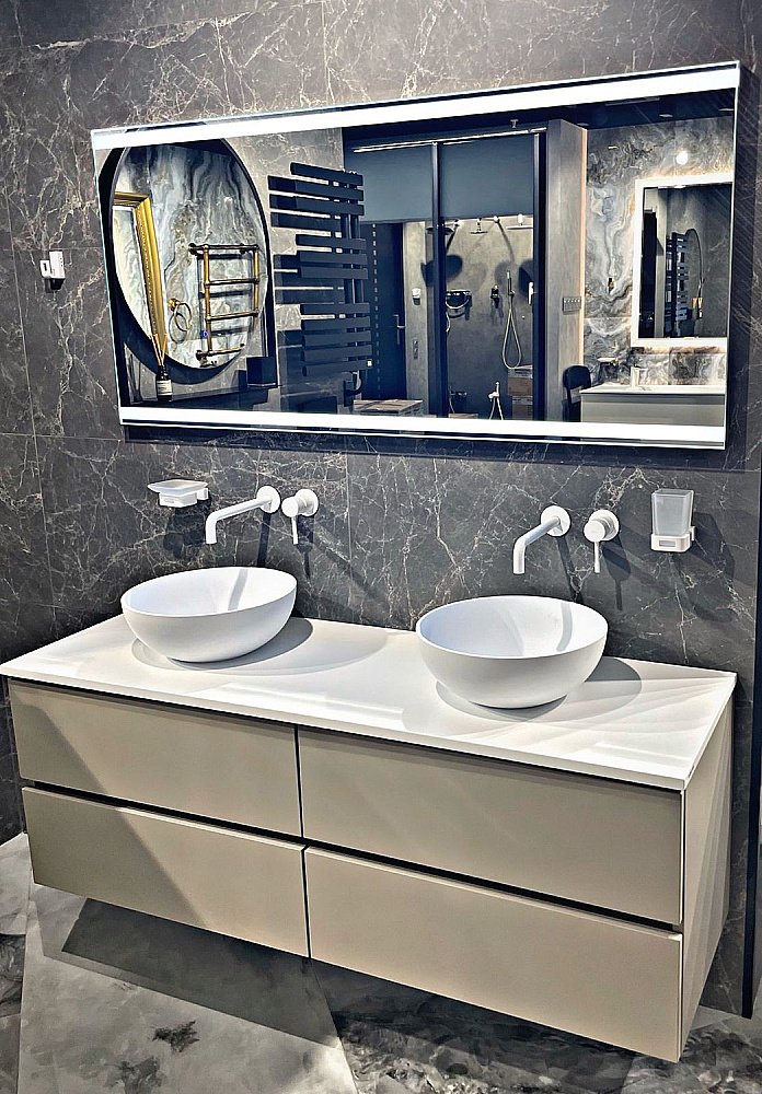 Раковина Boheme Monaco 35 879-35 белая матовая купить в интернет-магазине Sanbest