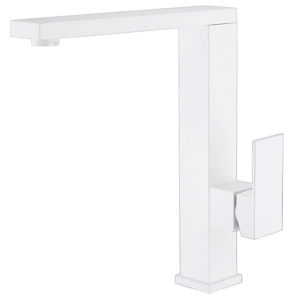 Смеситель для кухни Abber DAHEIM AF8214W белый купить в интернет-магазине сантехники Sanbest