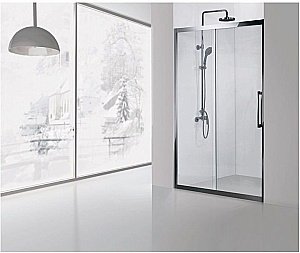 Душевая дверь Aquanet Delta NPE6121 130 стекло прозрачное/профиль хром купить в интернет-магазине Sanbest