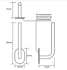 Запасной держатель для туалетной бумаги Bemeta Easy 163112035 нержавеющая сталь матовая купить в интернет-магазине сантехники Sanbest