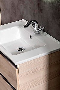 Тумба с раковиной Armadi Art Capolda 65 светлое дерево для ванной в интернет-магазине Sanbest